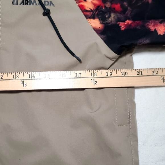 Armada Floral Gypsum Ski Waterproof Snowboard Jacket sz L Hooded - Picture 6 of 16